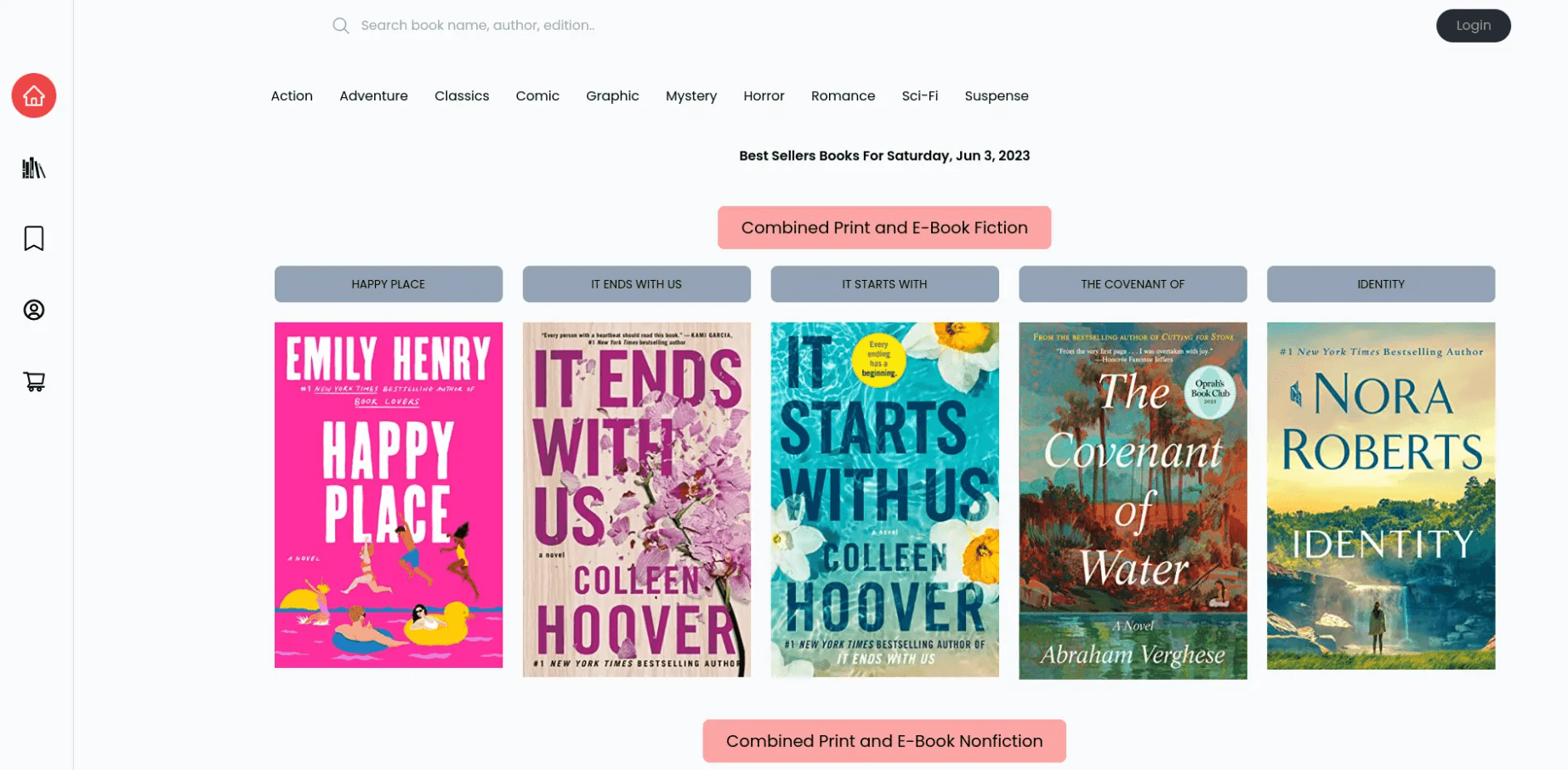 Virtual Book App