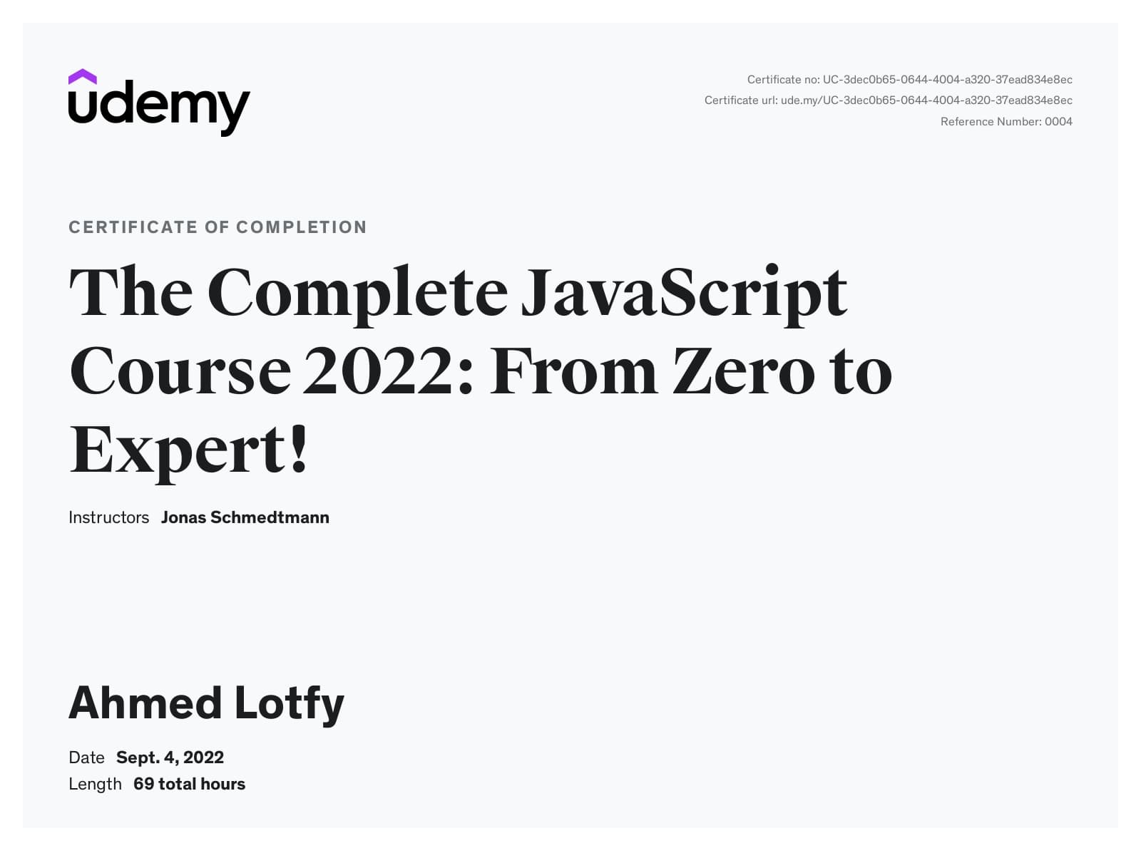The Complete JavaScript Course 2022: From Zero to Expert!
