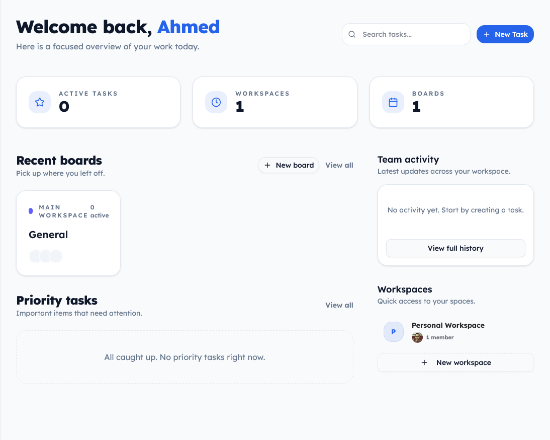 Task Hub — MCP-Driven Project Management